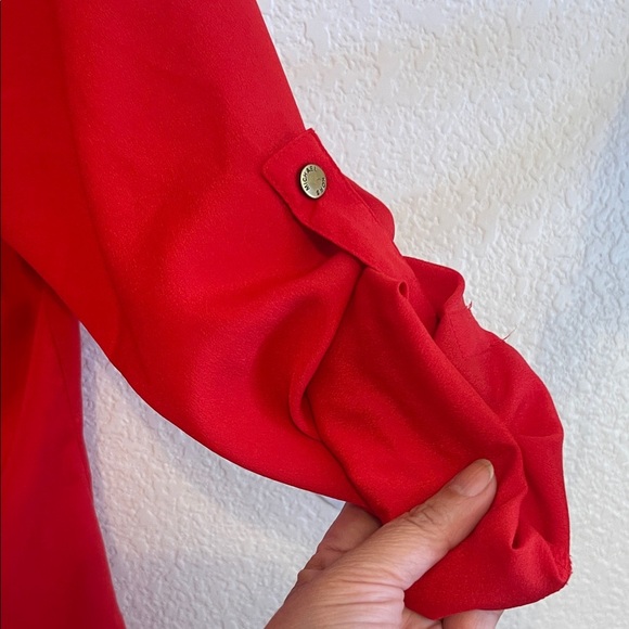 Michael Kors Red Utility Jacket - Picture 2 of 5